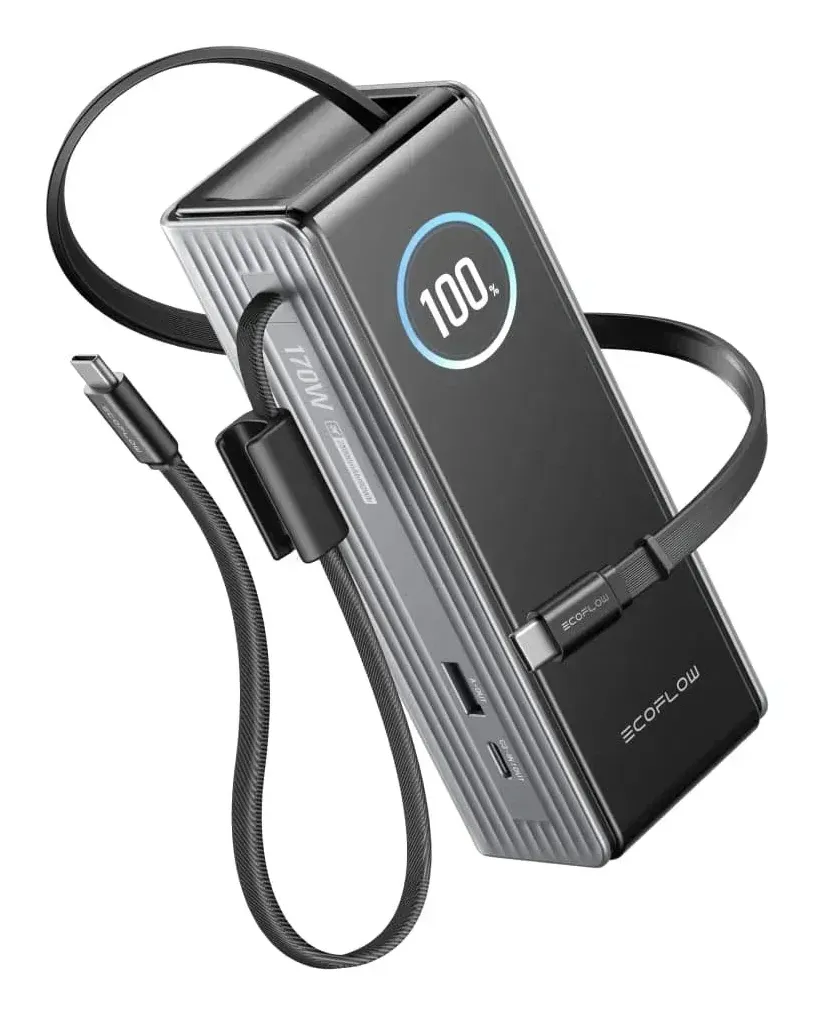 Ecoflow RAPID 25K 100/170w Build-in cable, silver