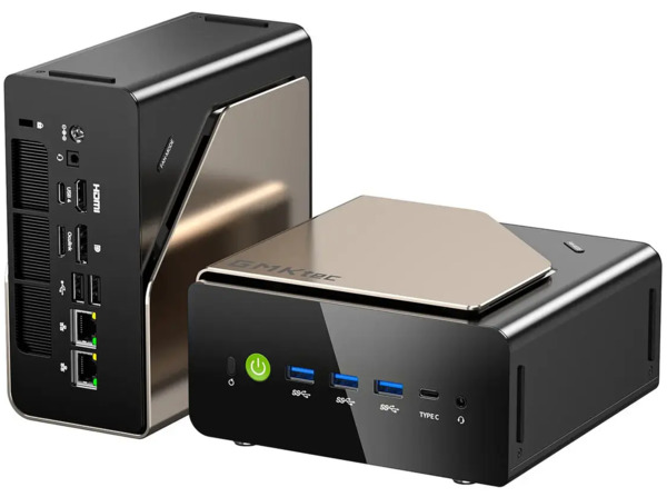 GMKtec EVO-T1-1 Intel Core Ultra 9 285H, 64GB, 1TB, Win 11 Pro Mini PC, Black