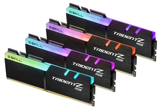 G.SKILL Trident Z RGB 32GB (4 x 8GB) DDR4 3600 MHz, CL17 Memory (XMP)