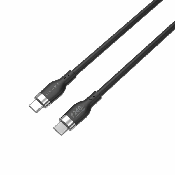 Targus HyperJuice USB-C – USB-C -kaapeli, 240 W, 1 m, musta Targus HyperJuice USB-C – USB-C -kaapeli, 240 W, 1 m, musta