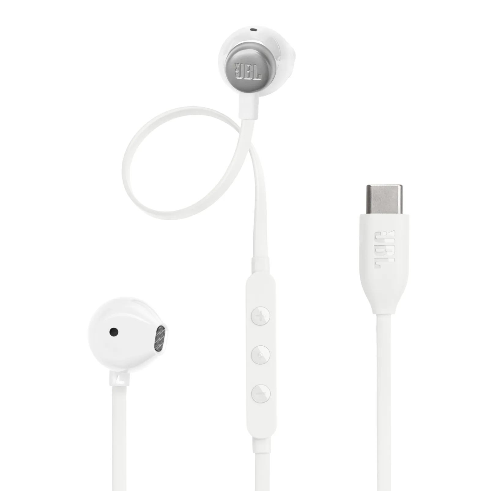 JBL Tune 305C USB-C In-ear Headphones, White