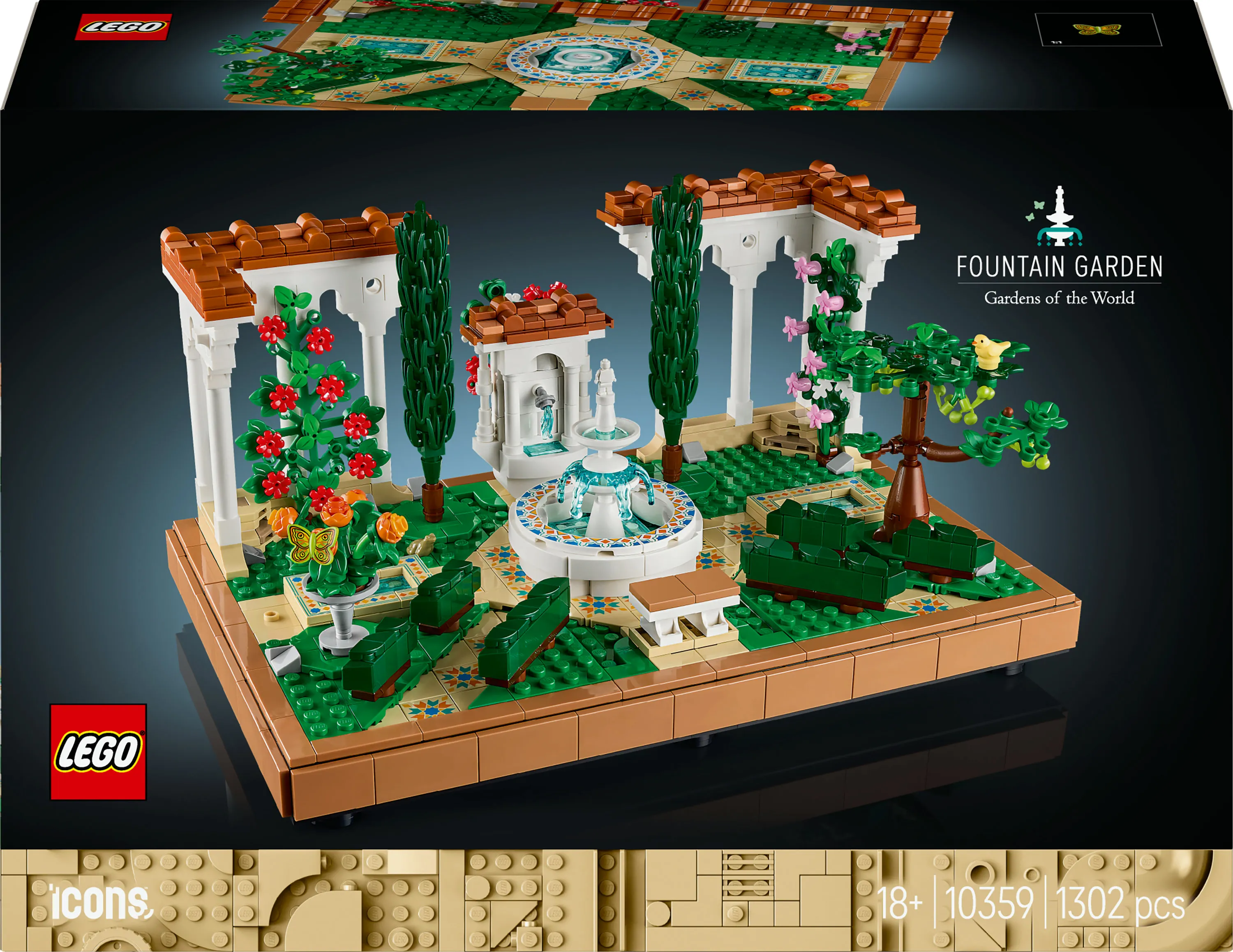 LEGO Icons Garden and Fountain 10359