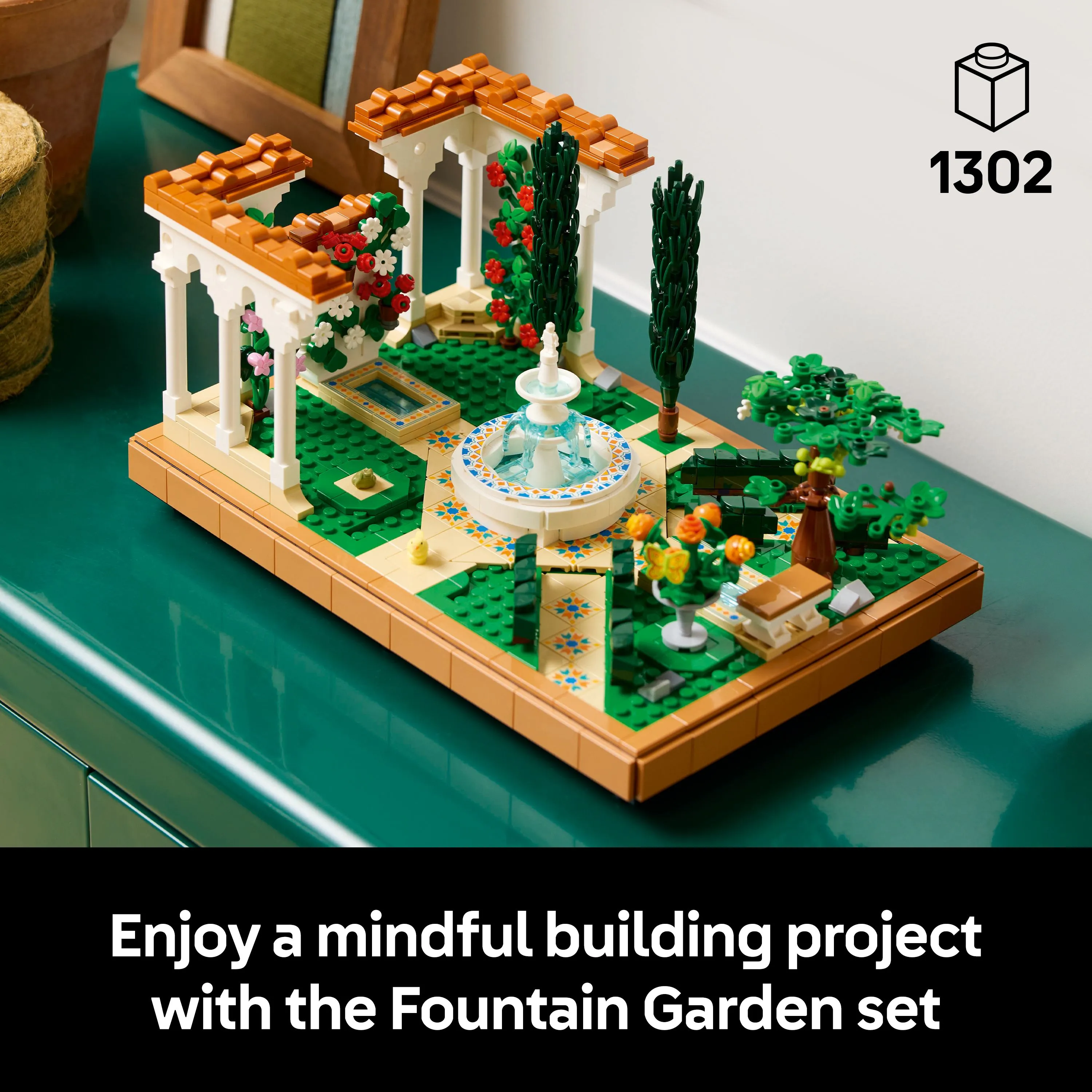 LEGO Icons Garden and Fountain 10359