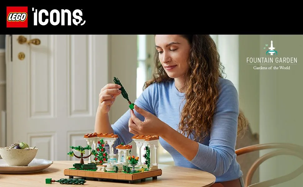 LEGO Icons Garden and Fountain 10359