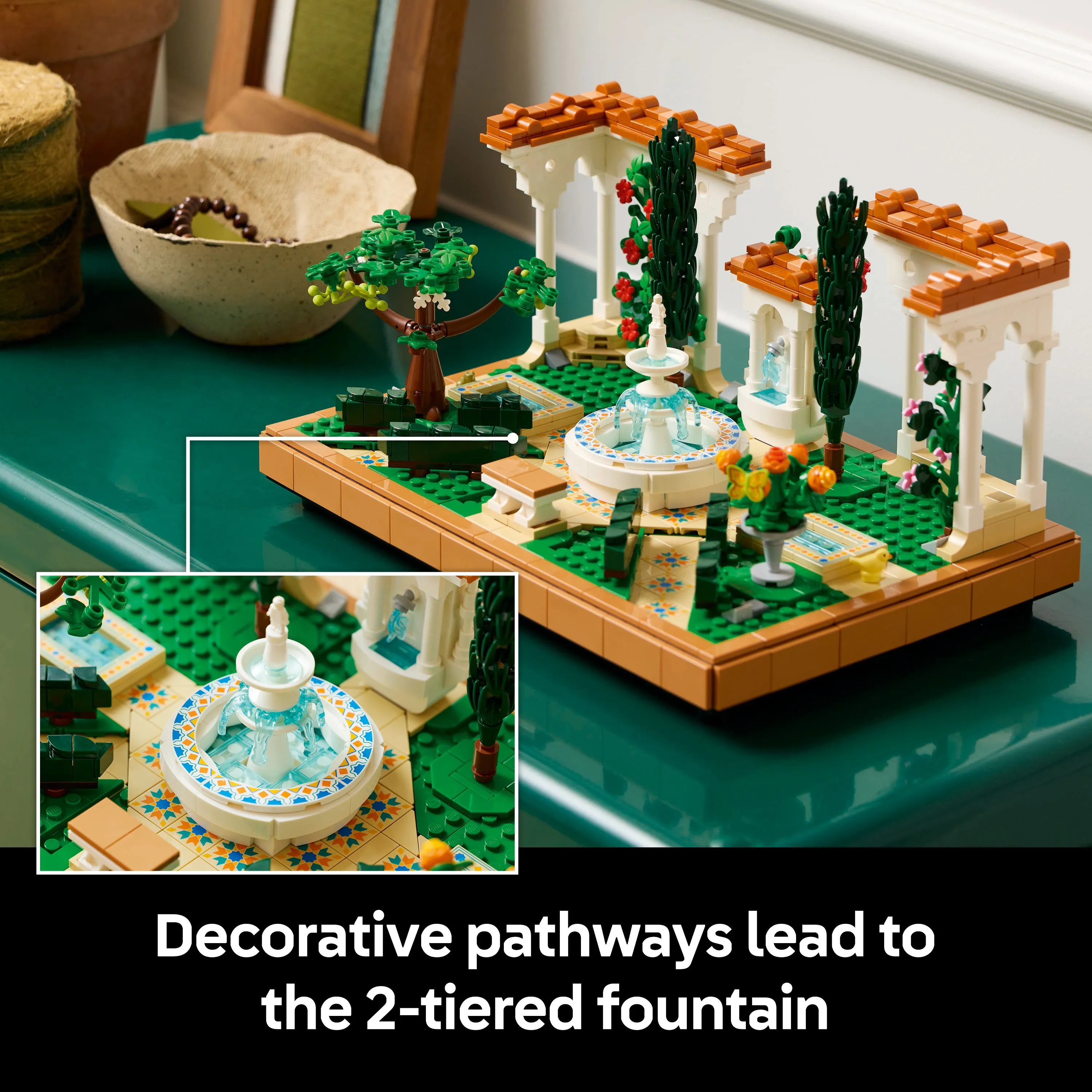 LEGO Icons Garden and Fountain 10359