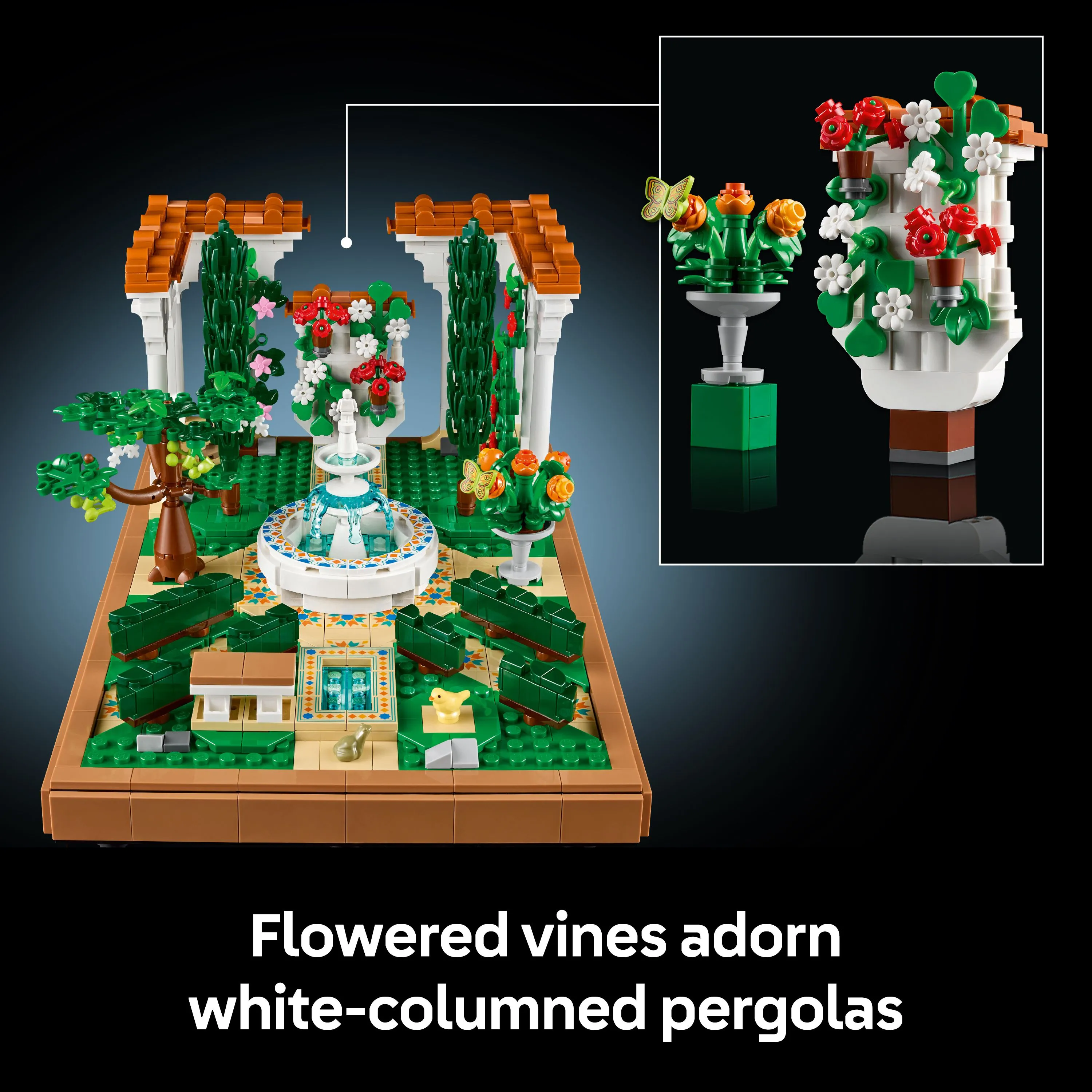 LEGO Icons Garden and Fountain 10359