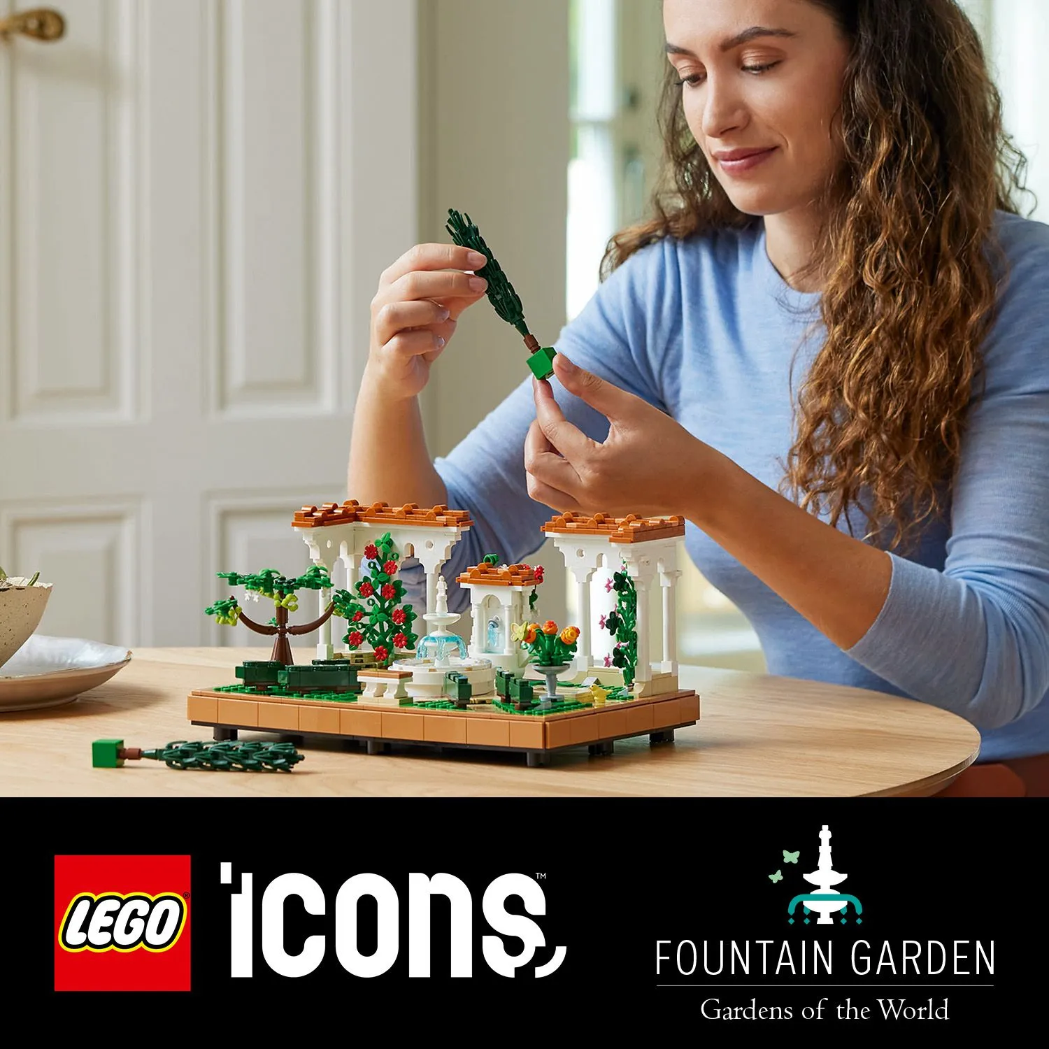 LEGO Icons Garden and Fountain 10359
