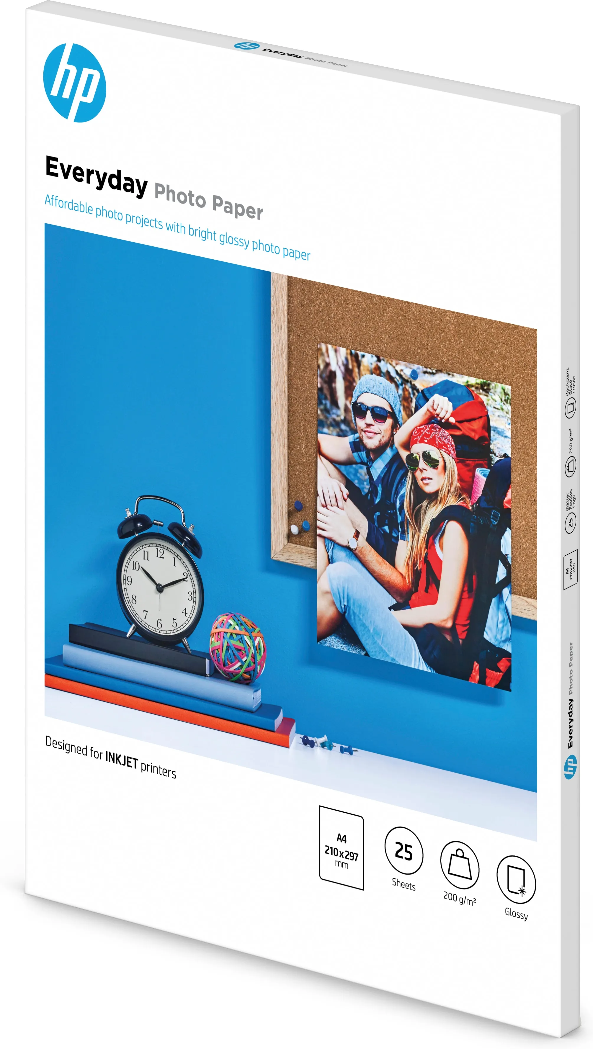 HP Everyday Fotopaper semigloss A4 25sheet OneSided