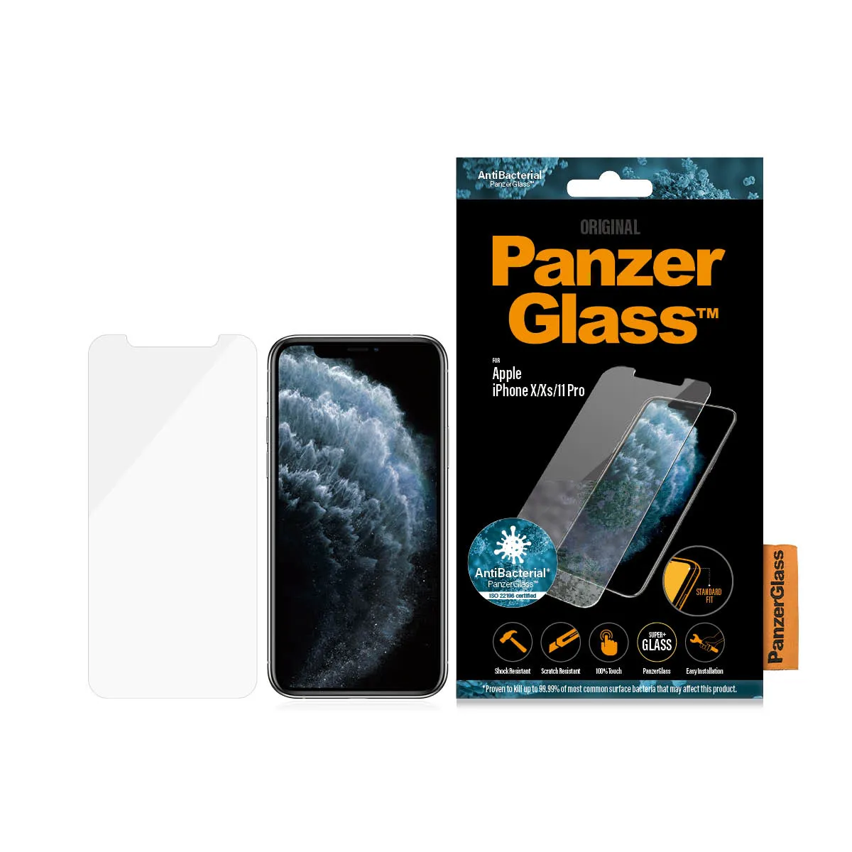 PanzerGlass Classic Fit, iPhone 11 Pro - Screen Glass