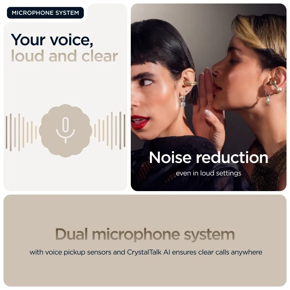 Motorola Loop 12 mm - earbuds, Pantone French Oak Swarovski