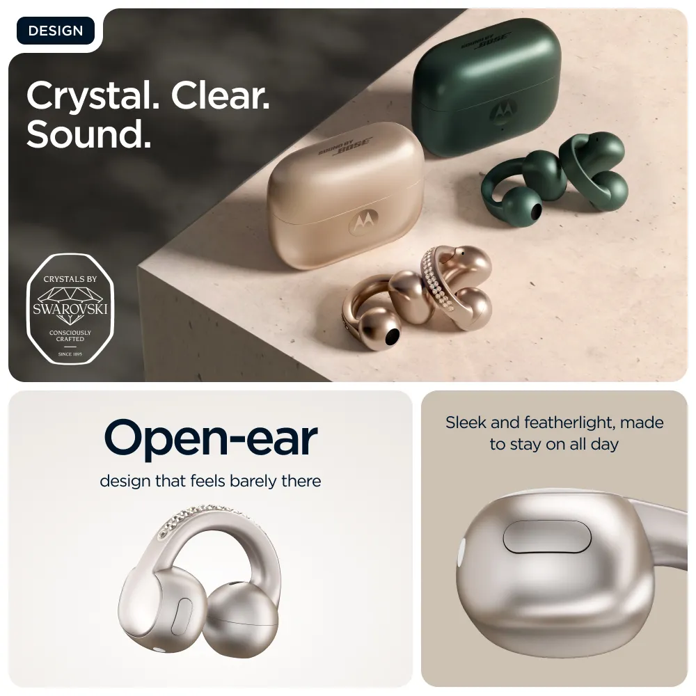 Motorola Loop 12 mm - earbuds, Pantone French Oak Swarovski