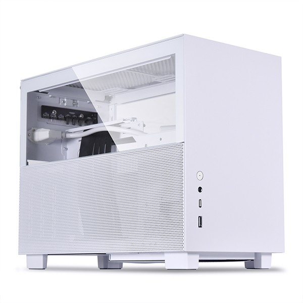 Lian Li Q58X3 PCIE 3,0 Edition Mini-ITX -kotelo, valkoinen