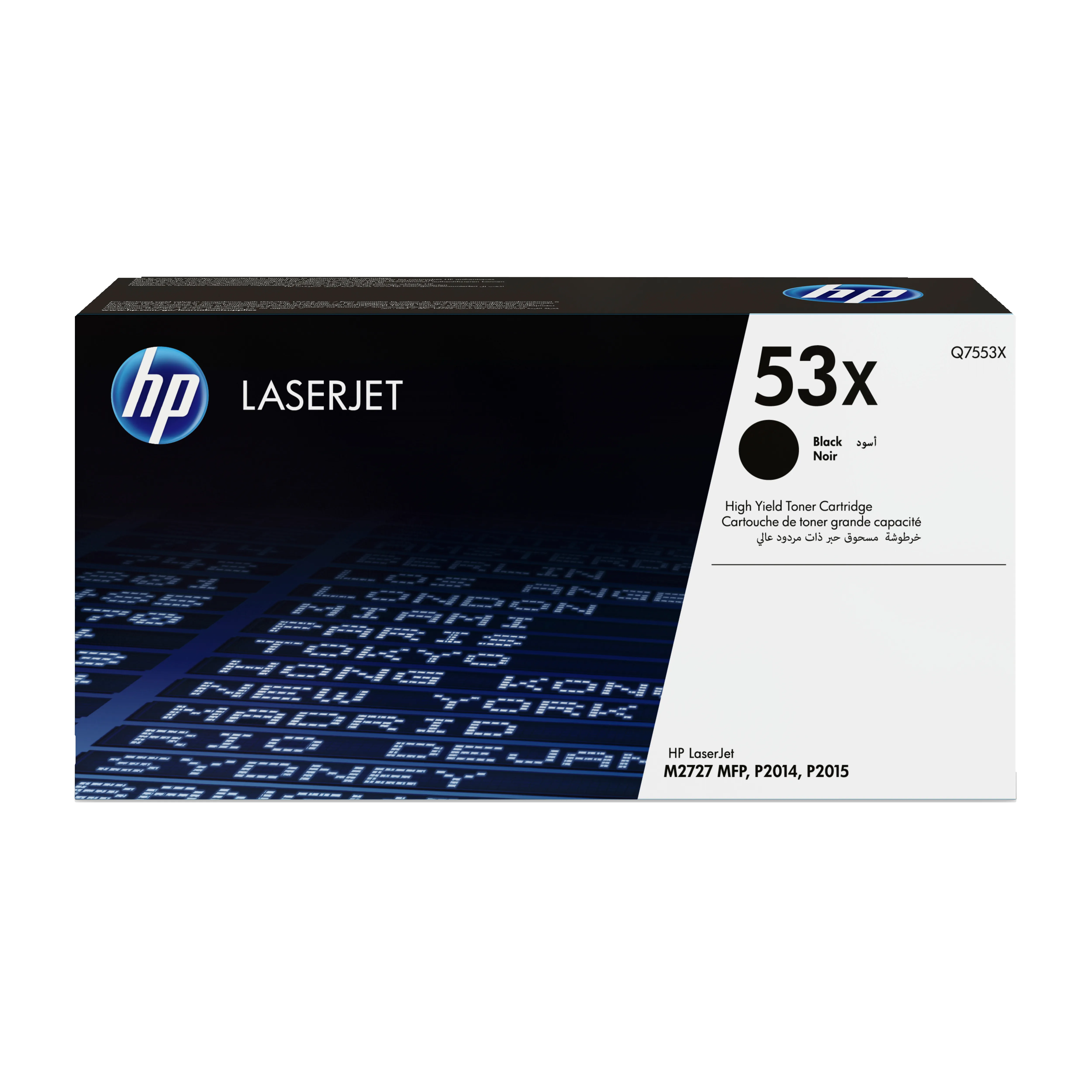 HP 53X XL Toner Cartridge, Black