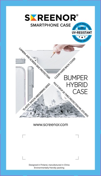 Screenor Bumper Google Pixel 10/10 Pro Clear