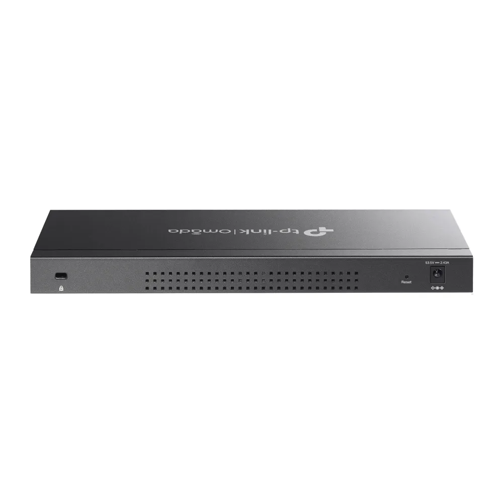 TP-Link JetStream TL-SG2016P - Managed 16-port Gigabit Ethernet switch with 8-port PoE+, black