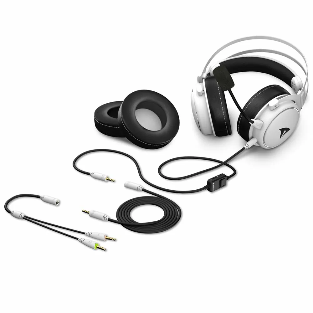 Sharkoon SGH50W Gaming Headset, White