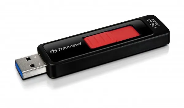 Transcend 128GB Jetflash 760 USB 3.0  - memory stick, Black/Red