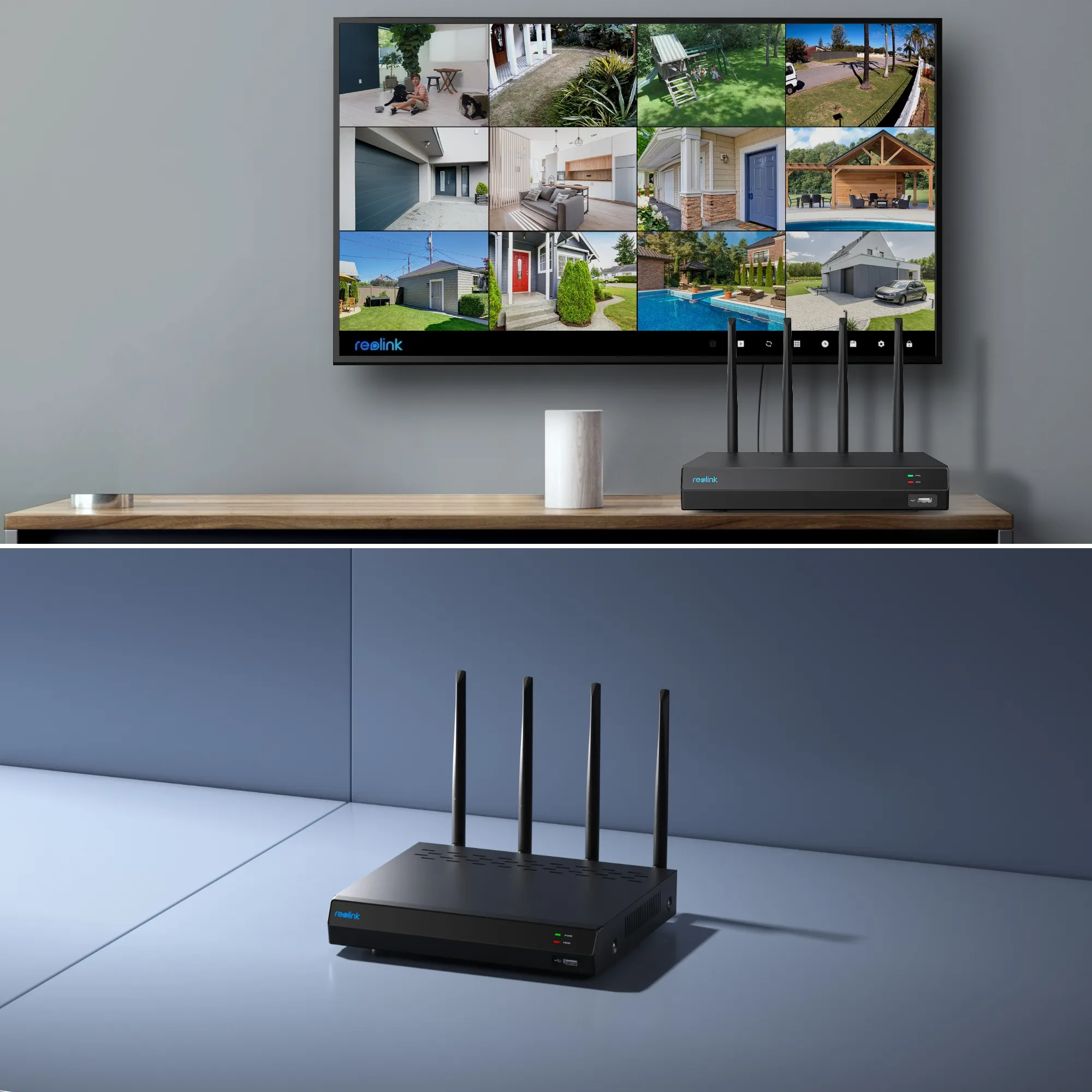 Reolink NVS12W Reolink 4K 12-Channel WiFi 6 NVR Kit