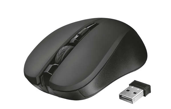 Trust Mydo Silent Wireless Mouse, Black