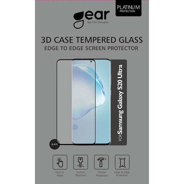 GEAR 3D Full Cover, Galaxy S20 Ultra - sk&auml;rmskydd
