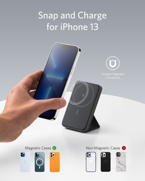 Anker PowerCore Mag-Go 5K Black