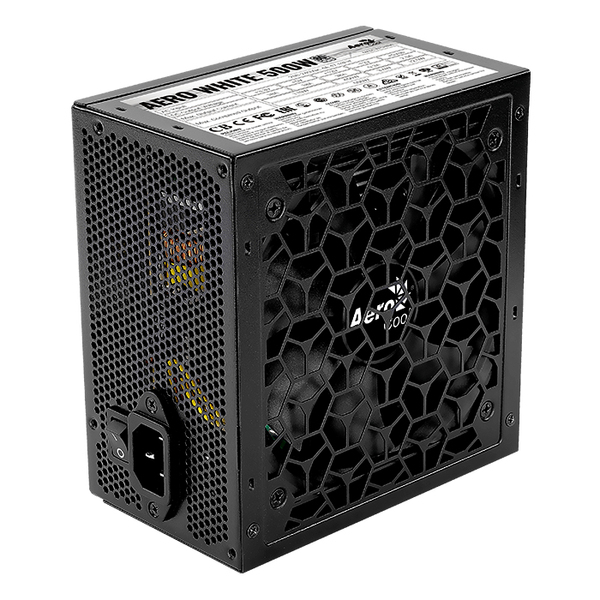Aerocool Aero 500W -virtal&auml;hde, 80 Plus White
