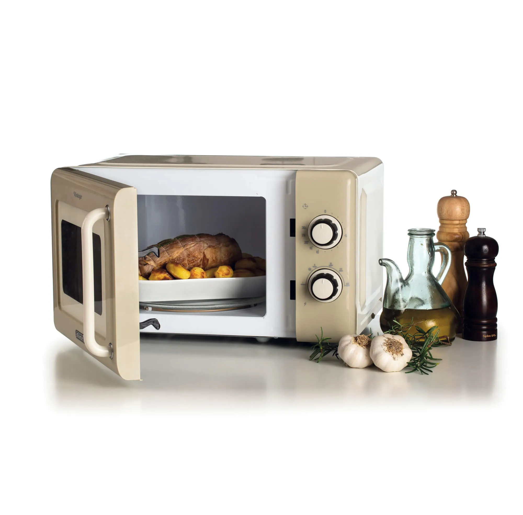 Ariete Vintage Solo Microwave 20 L 800 W Beige