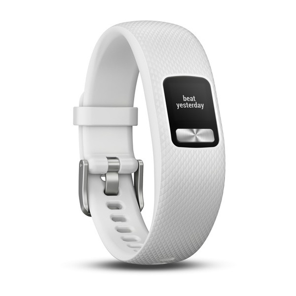 Garmin Vivofit 4, S/M -aktiivisuusranneke, Valkoinen