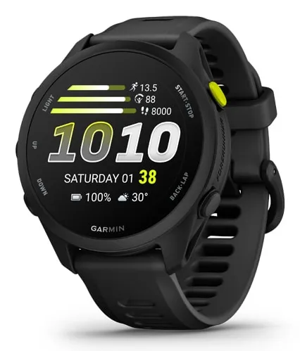 Garmin Forerunner 70 smartklocka med silikonarmband, svart