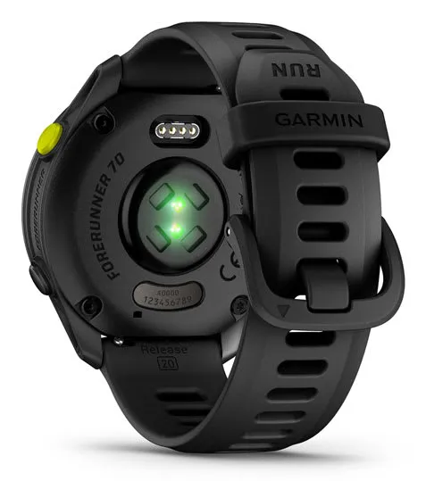 Garmin Forerunner 70 smartklocka med silikonarmband, svart