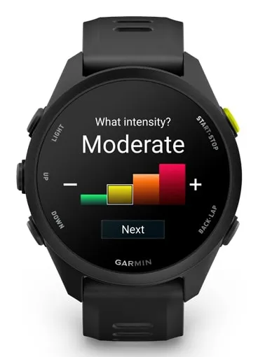 Garmin Forerunner 70 Smartwatch with Silicone Band, Black