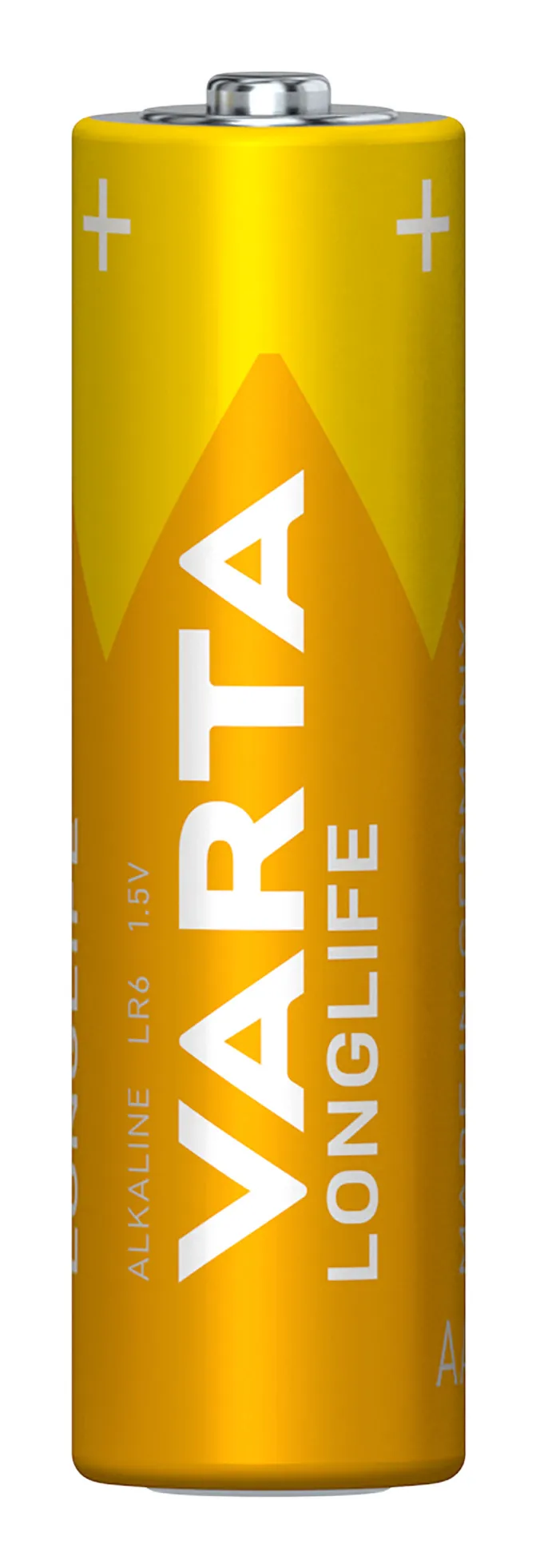 VARTA Longlife AA LR06 Alkaline Batteries, 10-Pack