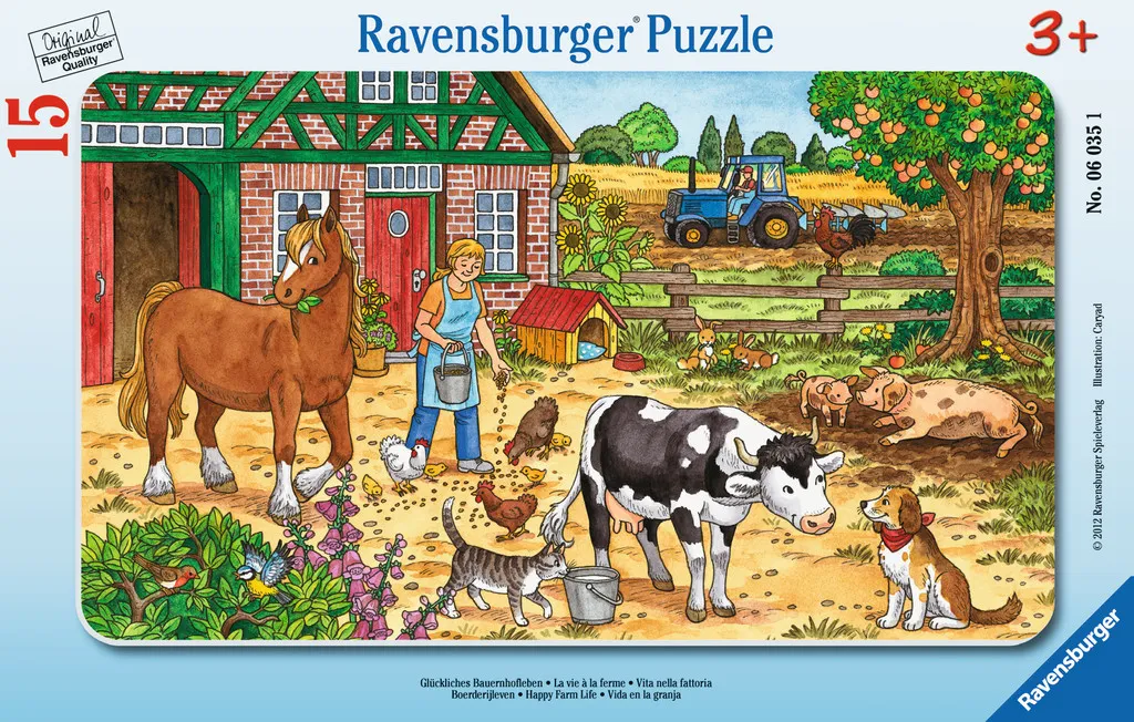 Ravensburger Puzzle Happy Farm Life 15 - 060351