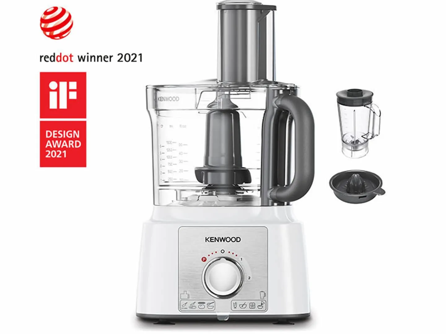 Kenwood FDP65.450WH MultiPro Express - matberedare