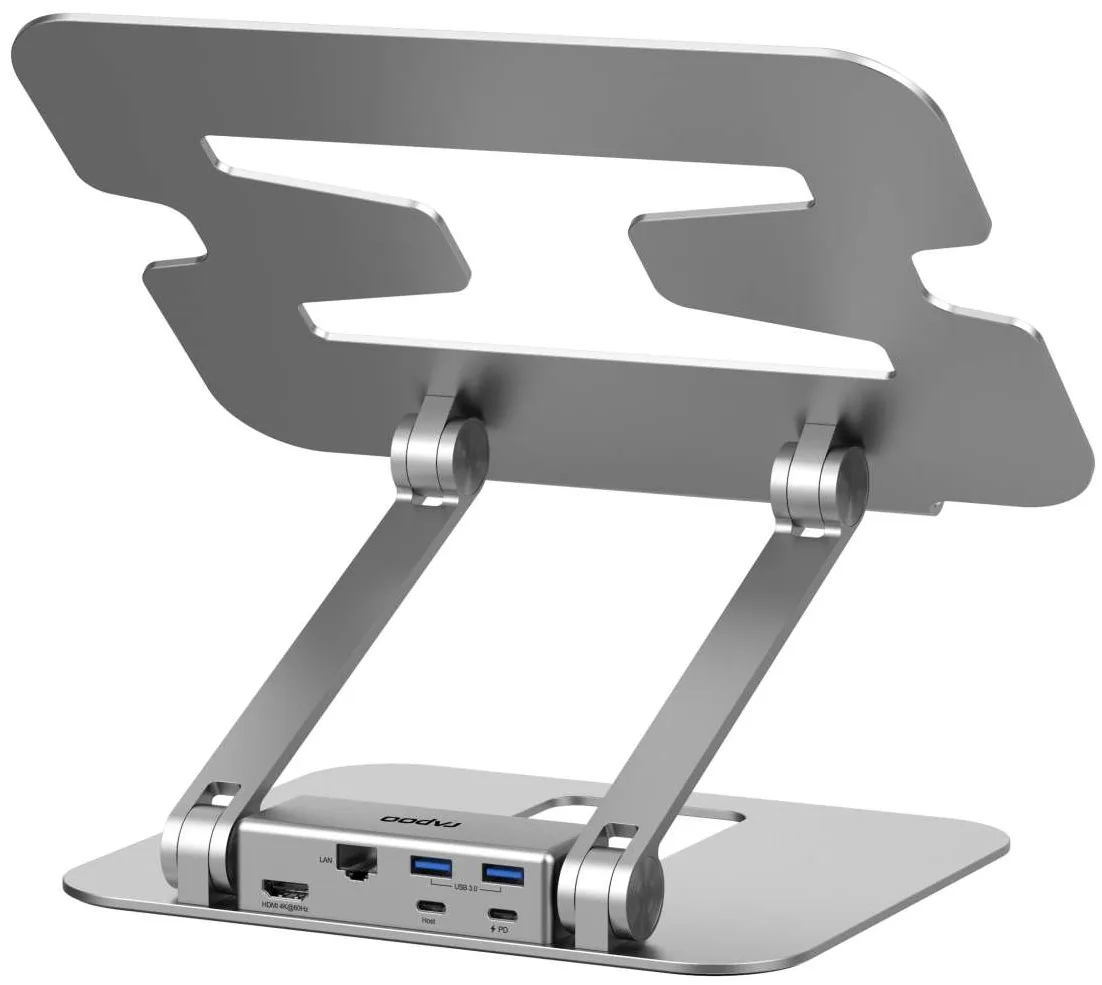 RAPOO USB-C Stand UCS-5001 Notebook Stand with USB-C Hub