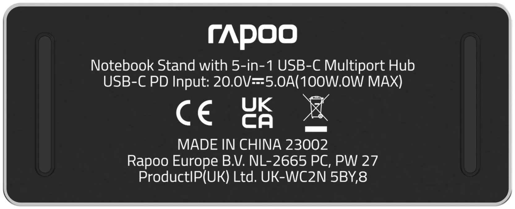 RAPOO USB-C Stand UCS-5001 Notebook Stand with USB-C Hub