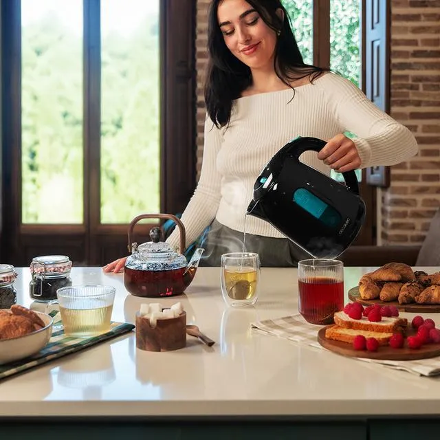 CECOTEC Thermosense 180 kettle, 1.7L, 2200W, Black