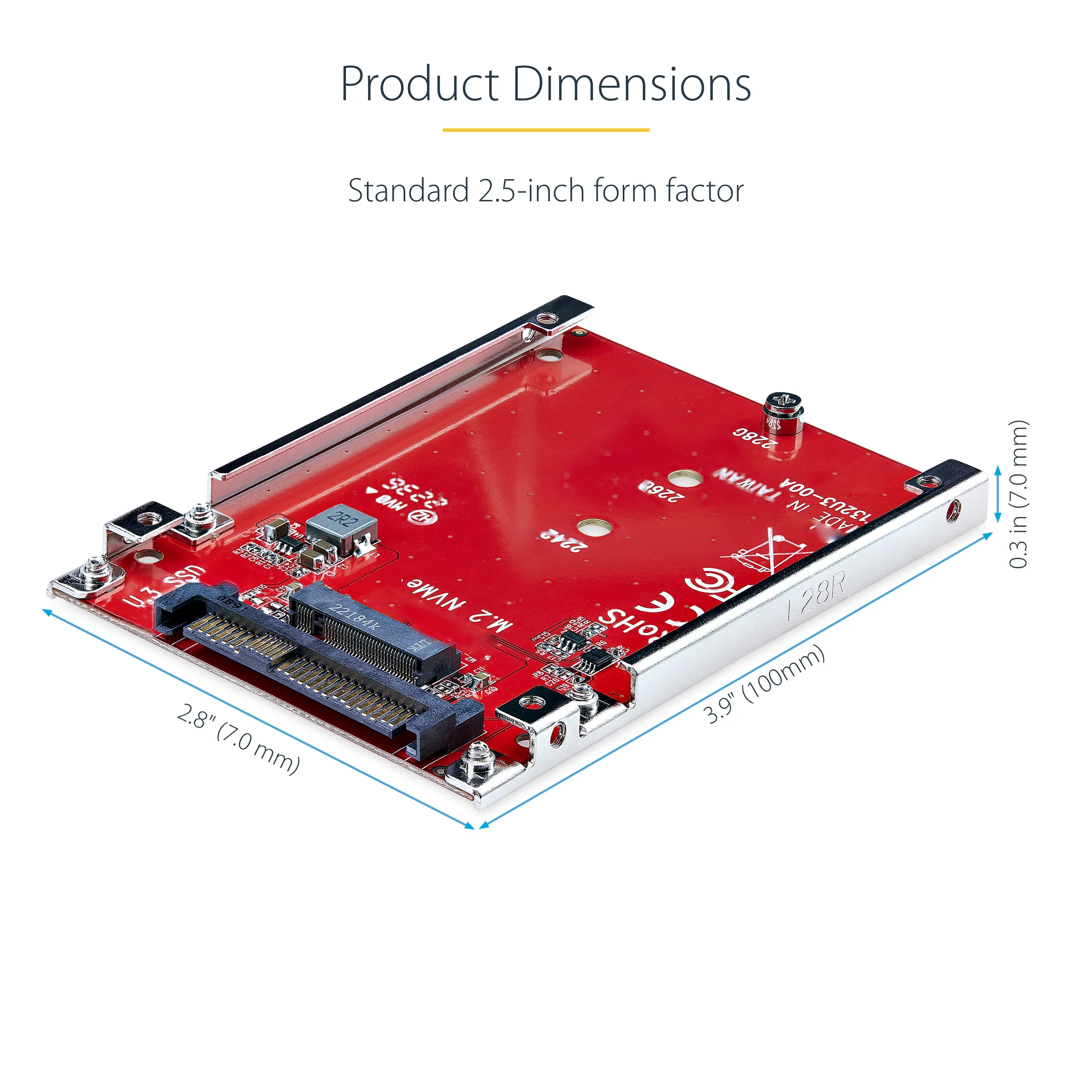 M.2 to U.3 Adapter For M.2 NVMe SSDs