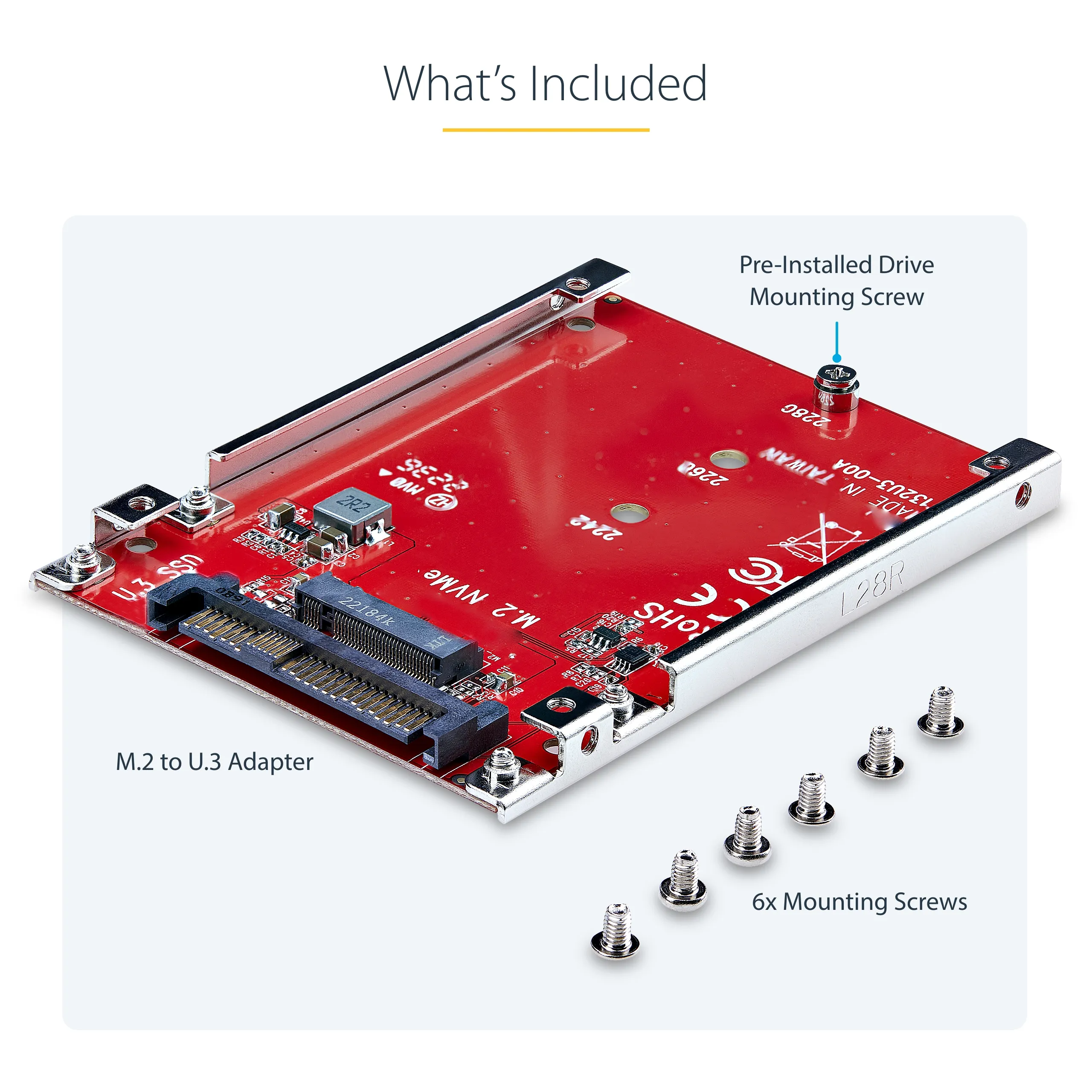M.2 to U.3 Adapter For M.2 NVMe SSDs