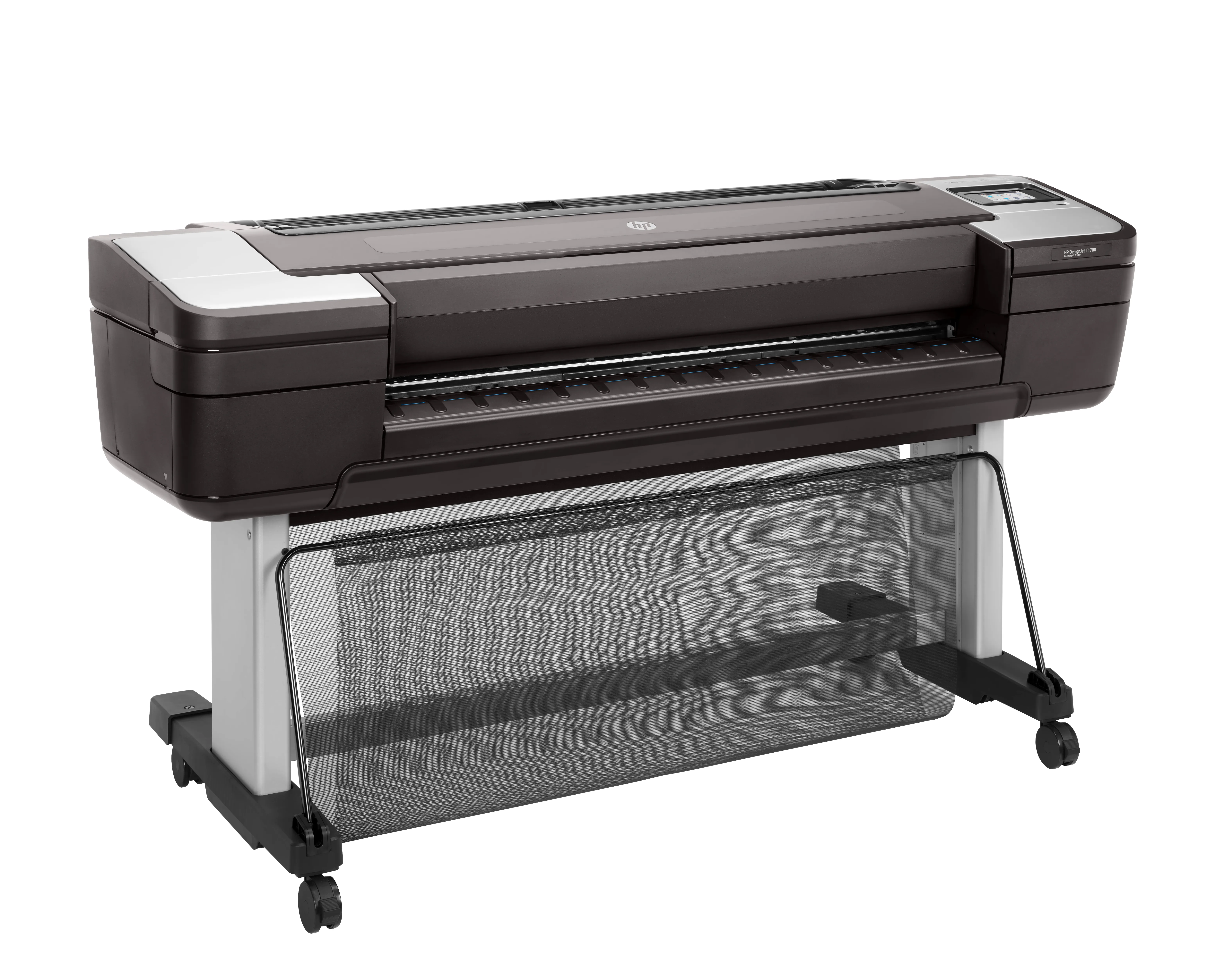 HP DesignJet T1700 PostScript - 44&quot; suurkokotulostin - v&auml;ri - mustesuihku - 1118 x 1676 mm - 2400 x 1200 pistett&auml;/tuuma - jopa 0.55 min/sivu - Gigabit LAN, USB