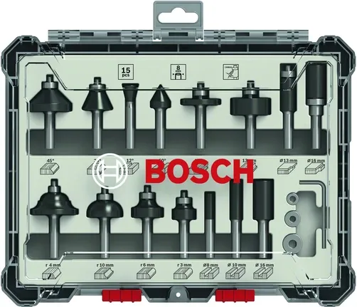 Bosch Professional - frässet 15 st