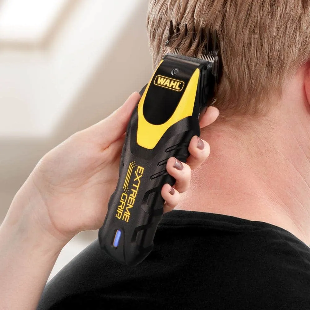 WAHL Extreme Grip 3031752 Cordless Hair Clipper, Black and Yellow