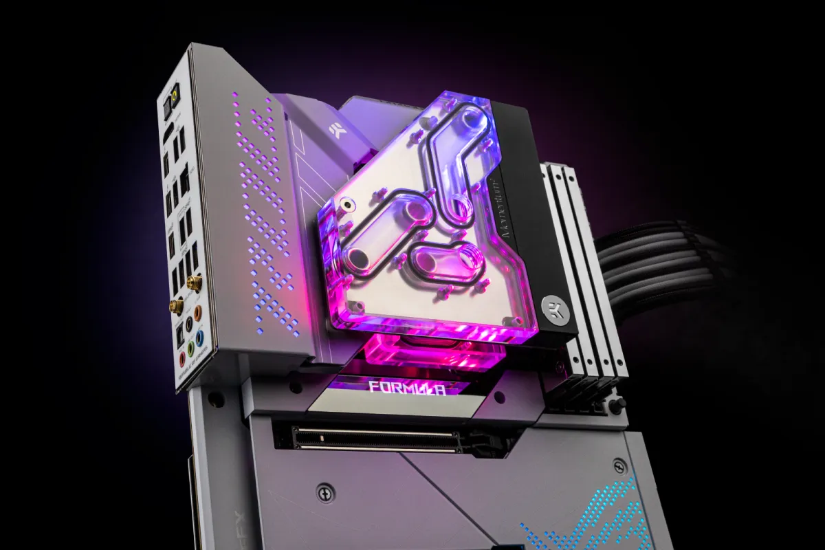 EKWB EK-Quantum Momentum VRM Bridge ROG Maximus Z690 Formula D-RGB, connection
