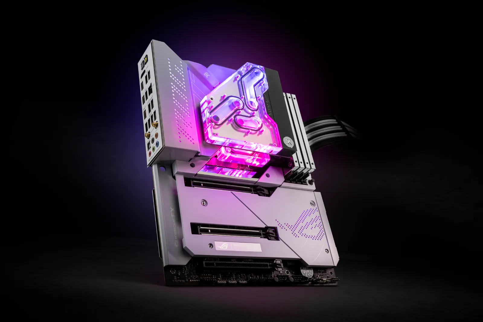 EKWB EK-Quantum Momentum VRM Bridge ROG Maximus Z690 Formula D-RGB, connection