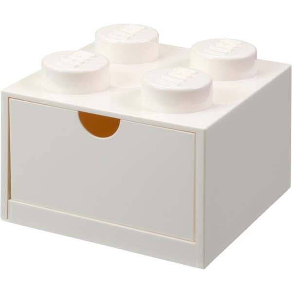 Room Copenhagen LEGO Desk Drawer 4 , storage box (white, knobs)