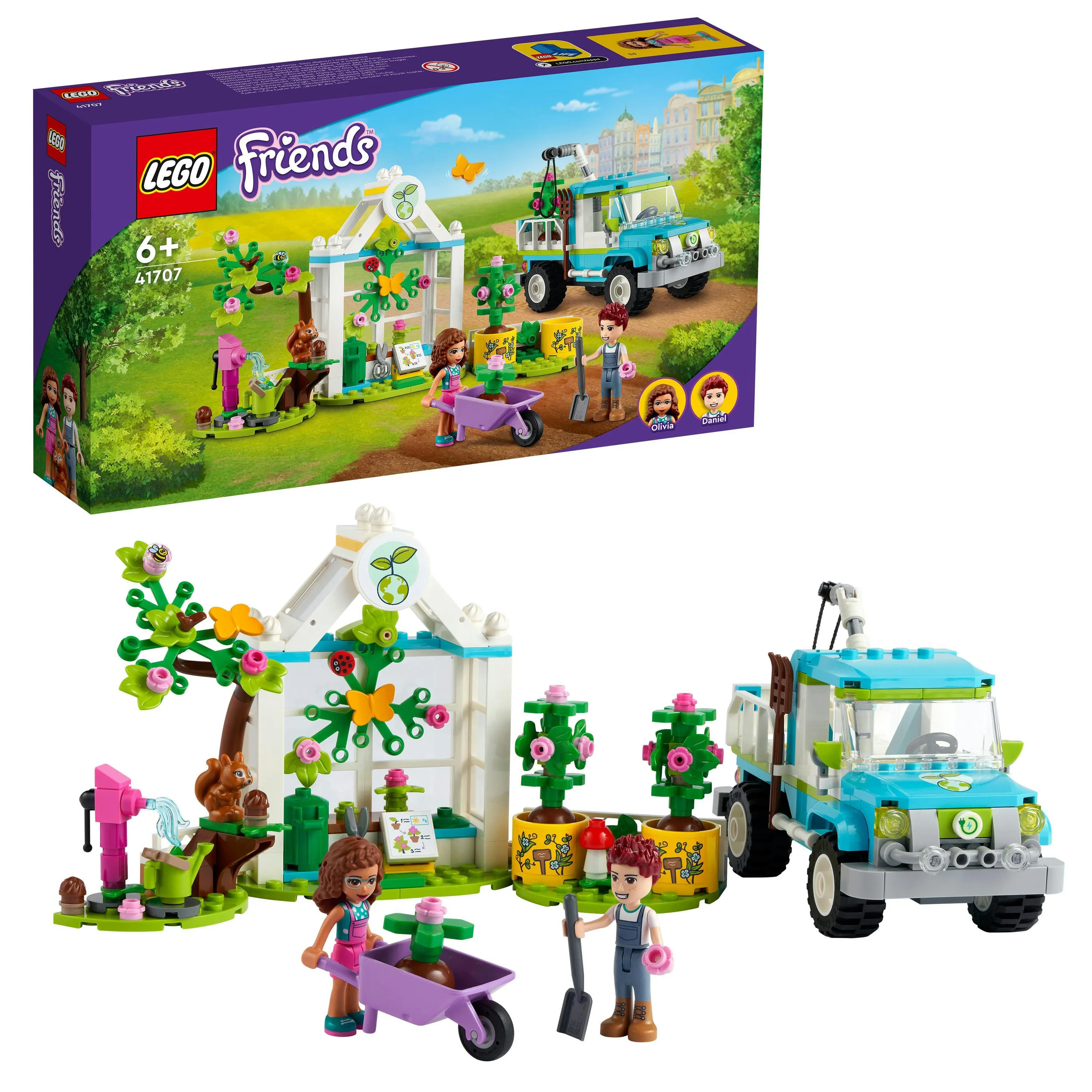 Lego Friends tree planting vehicle 41707