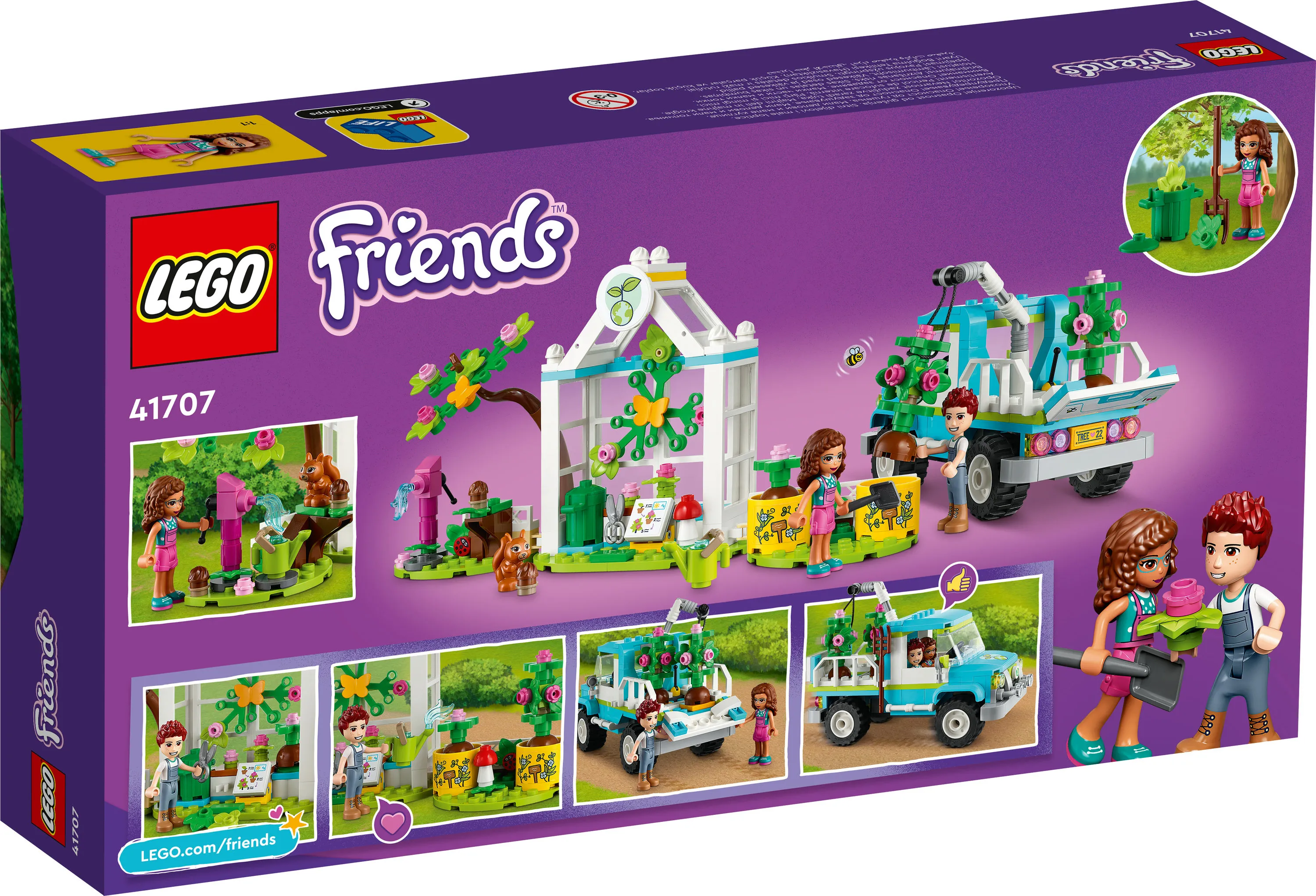 Lego Friends tree planting vehicle 41707