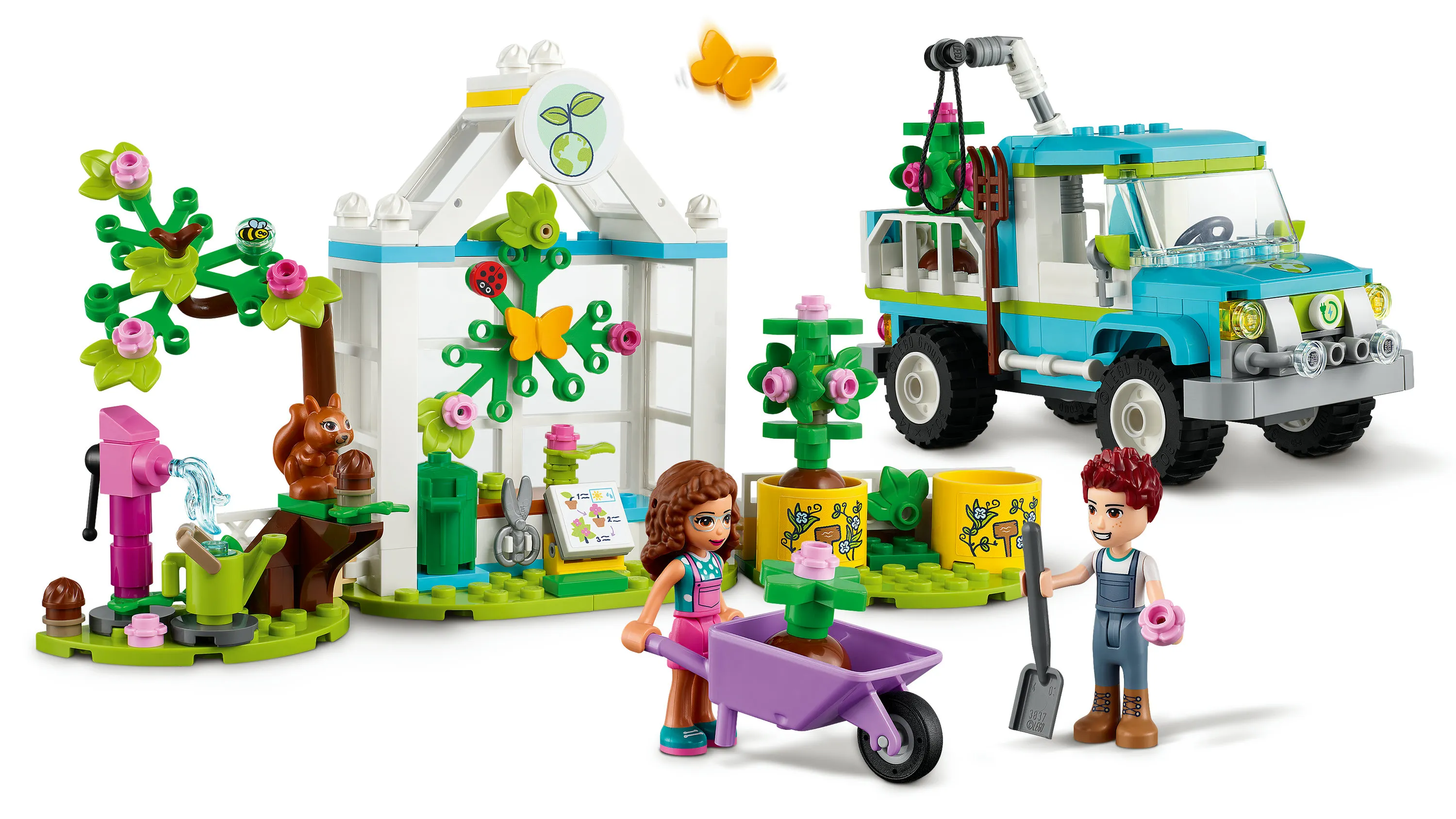 Lego Friends tree planting vehicle 41707