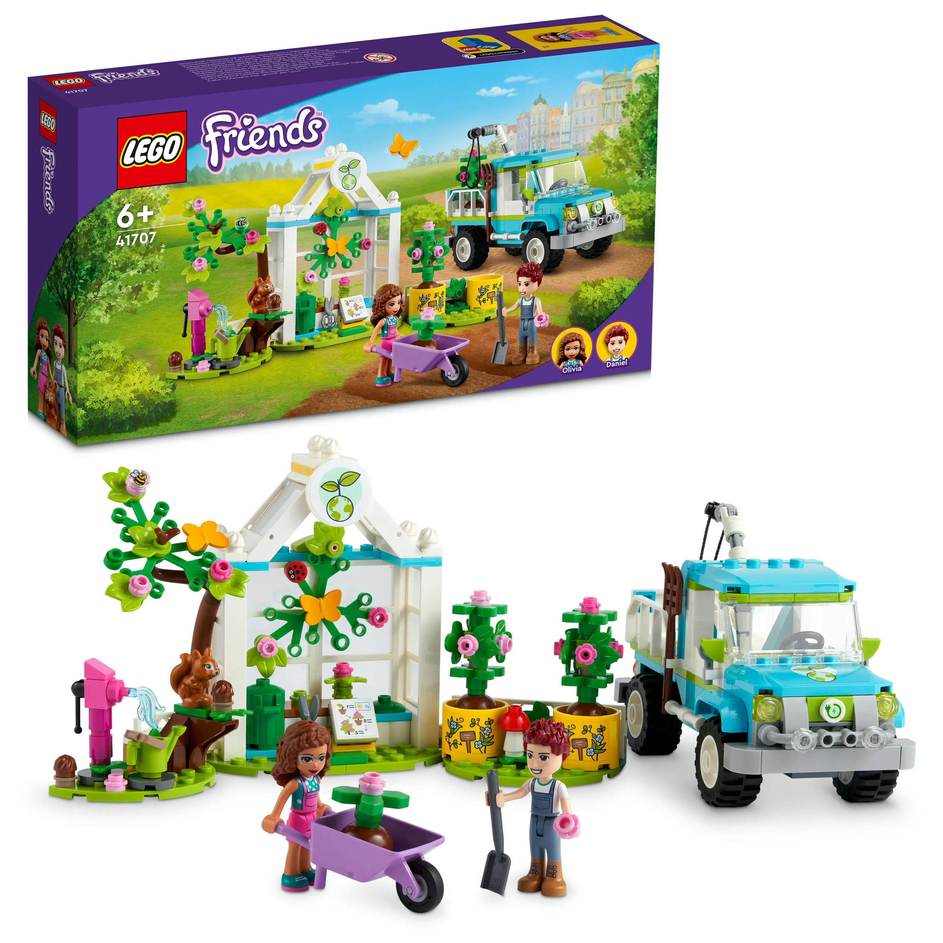 Lego Friends tree planting vehicle 41707