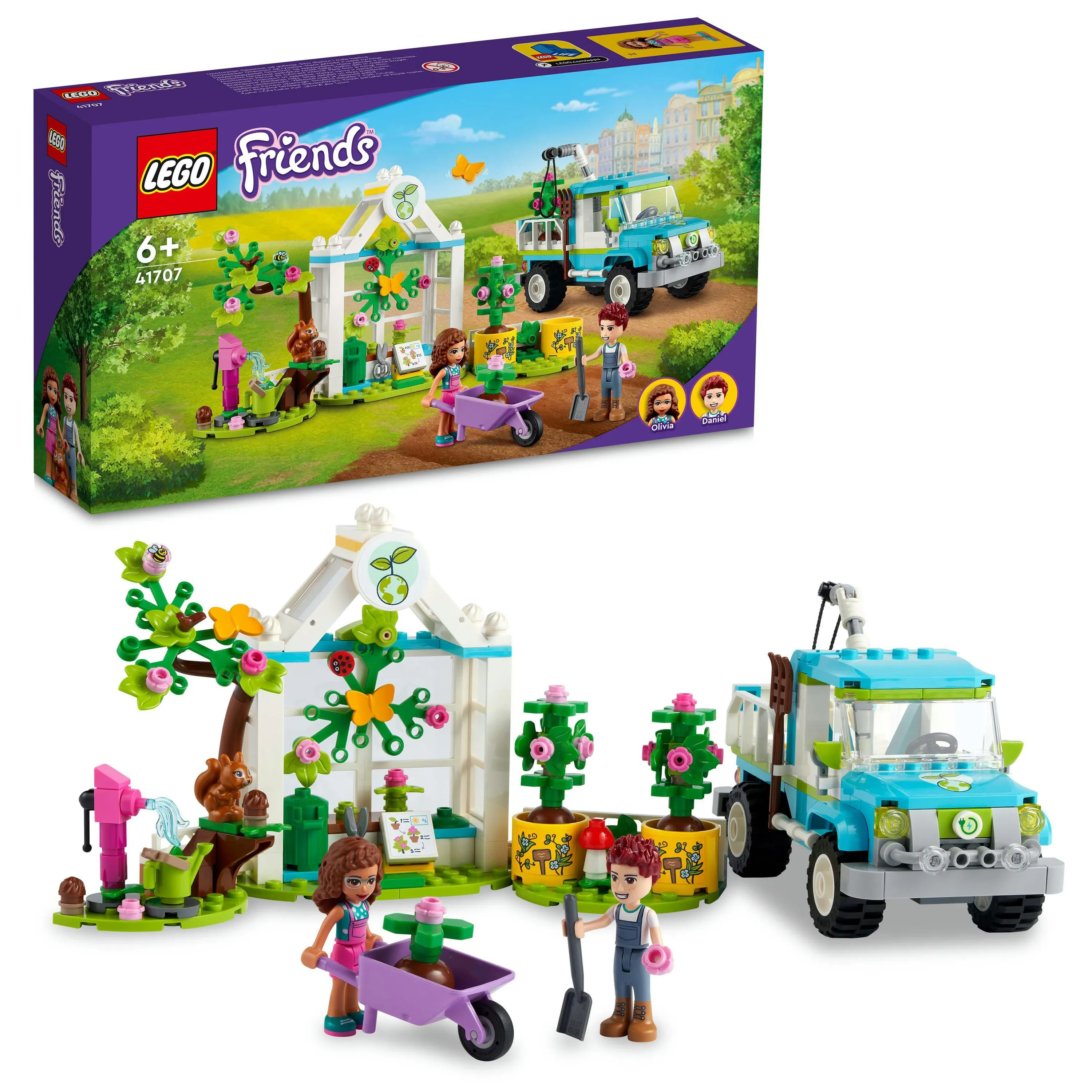 Lego Friends tree planting vehicle 41707